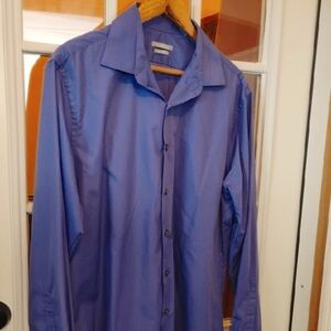 Van Heusen Purple Dress Shirt Classic Design